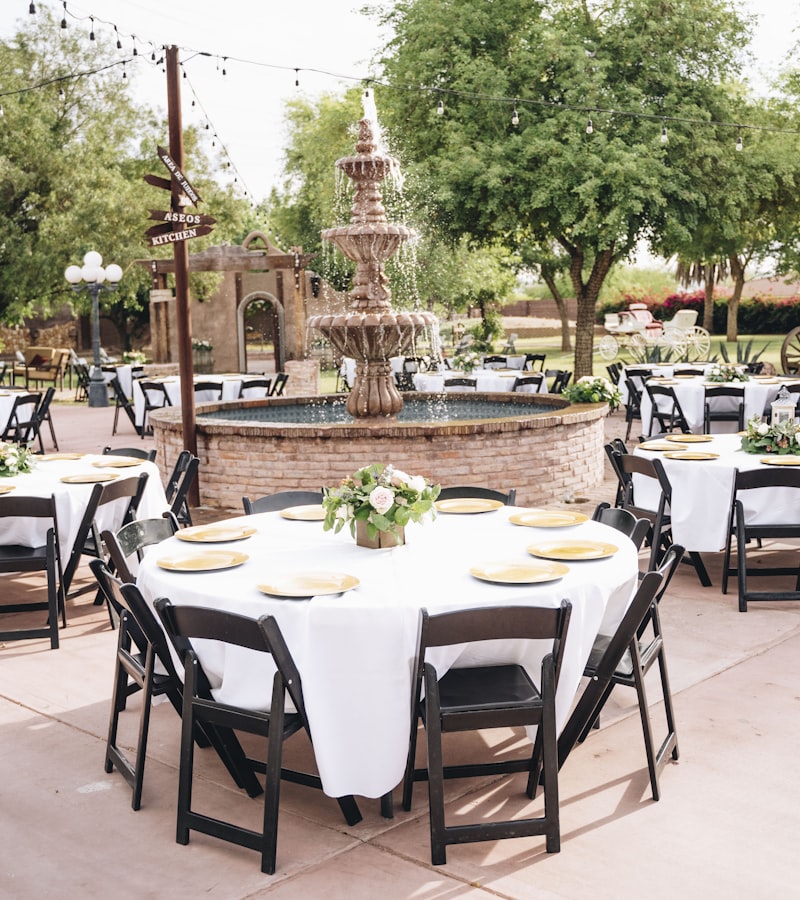 Monarch Event Rentals equipment storage and preparation