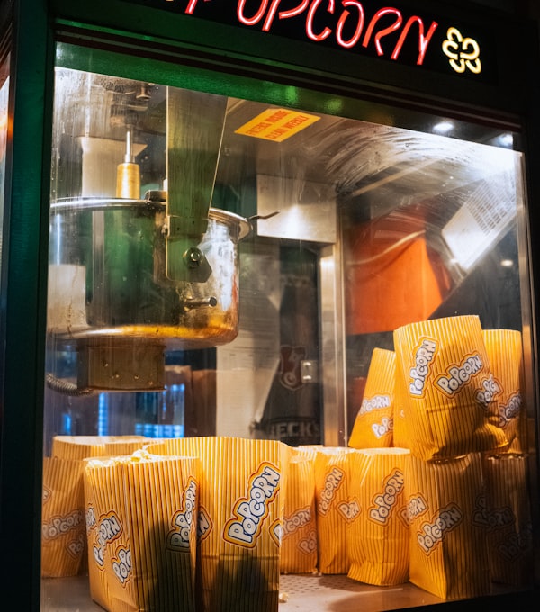 Snow cone machine cart at an outdoor celebration